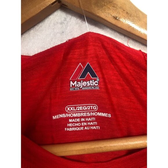 Atlanta Braves Long Sleeve Shirt MLB Baseball Logo Red Adult Size 2XL XXL NWT - Picture 7 of 8